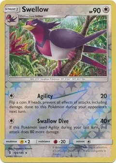Swellow Reverse Holo 104
