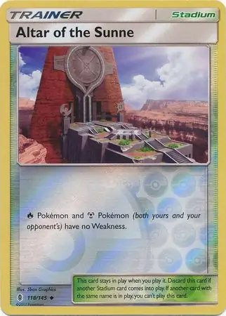 Altar of the Sunne Reverse Holo