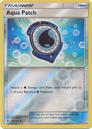 Aqua Patch Reverse Holo
