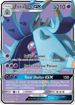 Full Art Toxapex GX 136