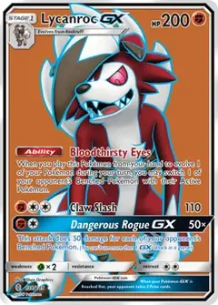 Full Art Lycanroc GX 138