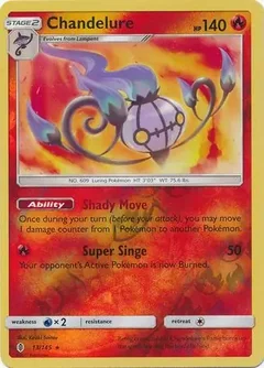 Chandelure Reverse Holo 13