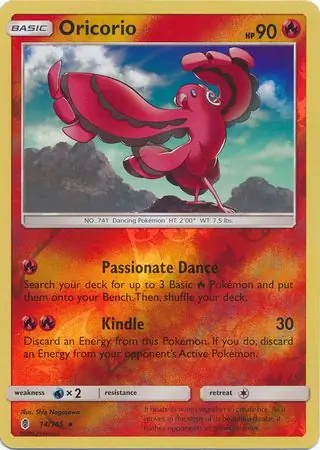 Oricorio Reverse Holo
