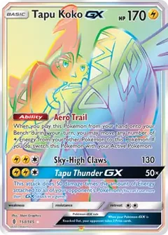 Tapu Koko GX Secret 153