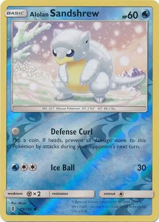Alolan Sandshrew Reverse Holo