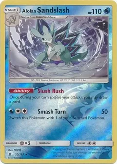 Alolan Sandslash Reverse Holo 20