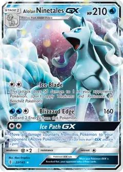 Alolan Ninetales GX 22
