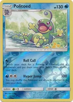 Politoed Reverse Holo 25