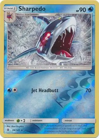 Sharpedo Reverse Holo