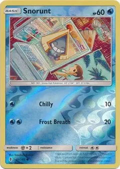 Snorunt Reverse Holo 31