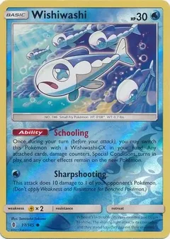 Wishiwashi Reverse Holo 37