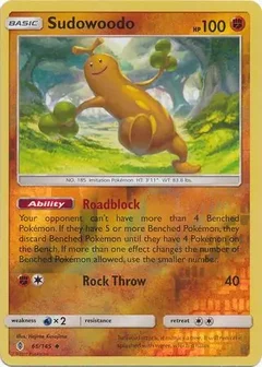 Sudowoodo Reverse Holo 66