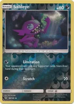 Sableye Reverse Holo 80