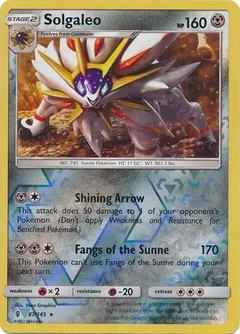 Solgaleo Reverse Holo 87
