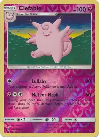 Clefable Reverse Holo