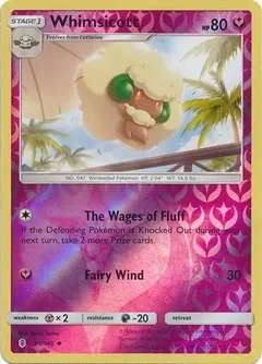Whimsicott Reverse Holo 91