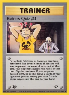 Blaine's Quiz #3 112