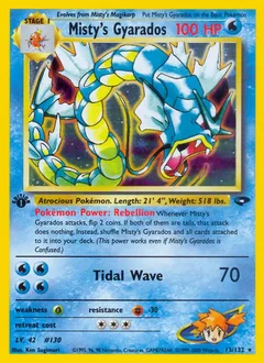 Misty's Gyarados Holo 13
