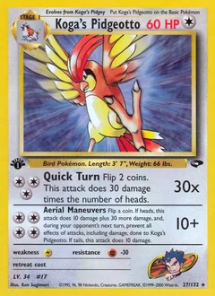 Koga's Pidgeotto 27