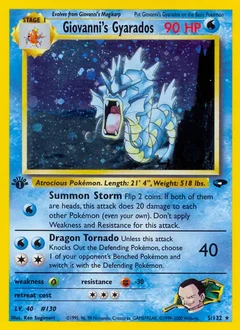Giovanni's Gyarados Holo 5