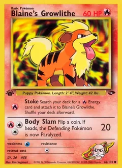Blaine's Growlithe 62