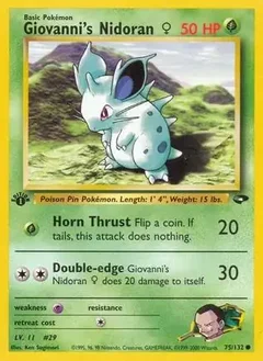 Giovanni's Nidoran Female 75