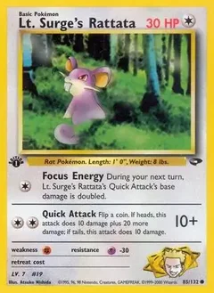 Lt. Surge's Rattata 85