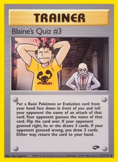 Blaine's Quiz #3 112