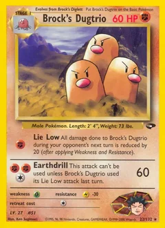 Brock's Dugtrio 22