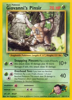 Giovanni's Pinsir 24