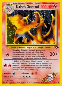 Blaine's Charizard Holo 2