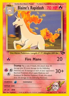 Blaine's Rapidash 33