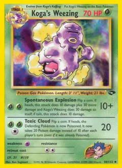 Koga's Weezing 50