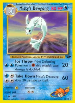 Misty's Dewgong 54