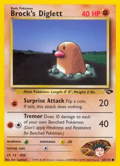 Blaine's Diglett 67