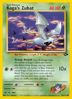 Koga's Zubat 83