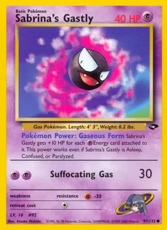 Sabrina's Gastly 97