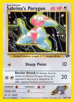 Sabrina's Porygon 98