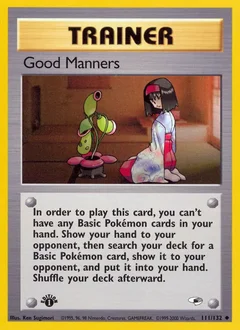 Good Manners 111