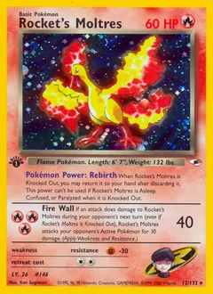 Rocket's Moltres Holo 12