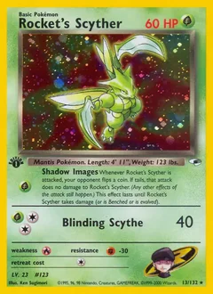Rocket's Scyther Holo 13