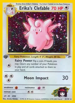 Erika's Clefable Holo 3