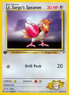 Lt. Surge's Spearow 52