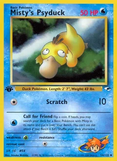 Misty's Psyduck 54