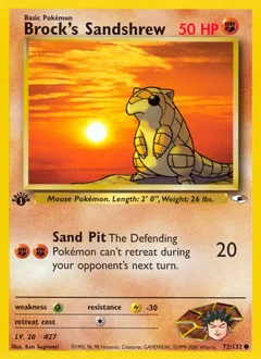 Brock's Sandshrew 72