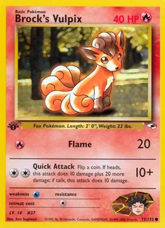Brock's Vulpix 73