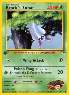Brock's Zubat 74