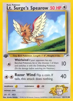 Lt. Surge's Spearow 83