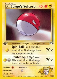 Lt. Surge's Voltorb 84