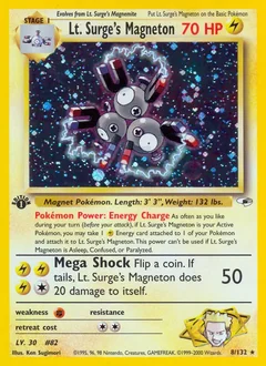 Lt. Surge's Magneton Holo 8